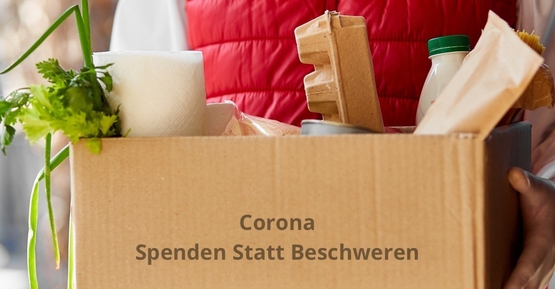 Corona - Spenden Statt Beschweren von Christian Wedde: Unterstütze ...