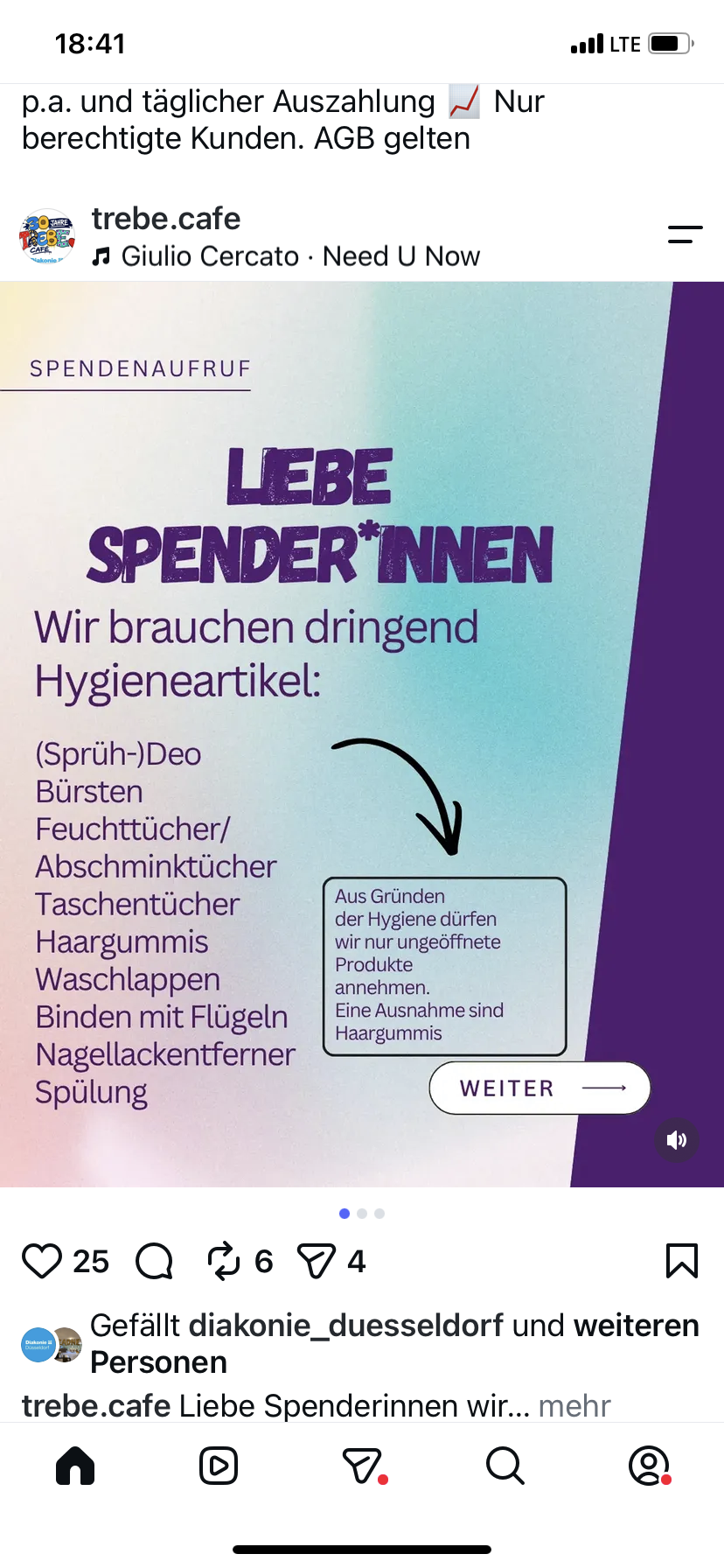 TrebeCafé für wohnungslose Mädchen - 401212
