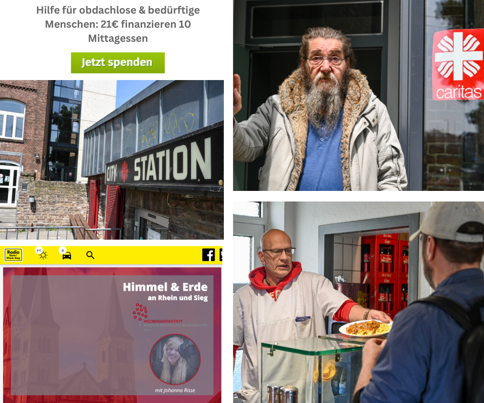 Hilfe für obdachlose & bedürftige Menschen: 21€ finanzieren 10 Mittagessen - 381546