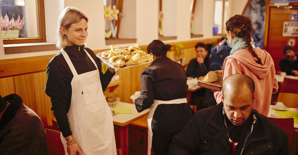 Ein tägliches Frühstück für Bedürftige