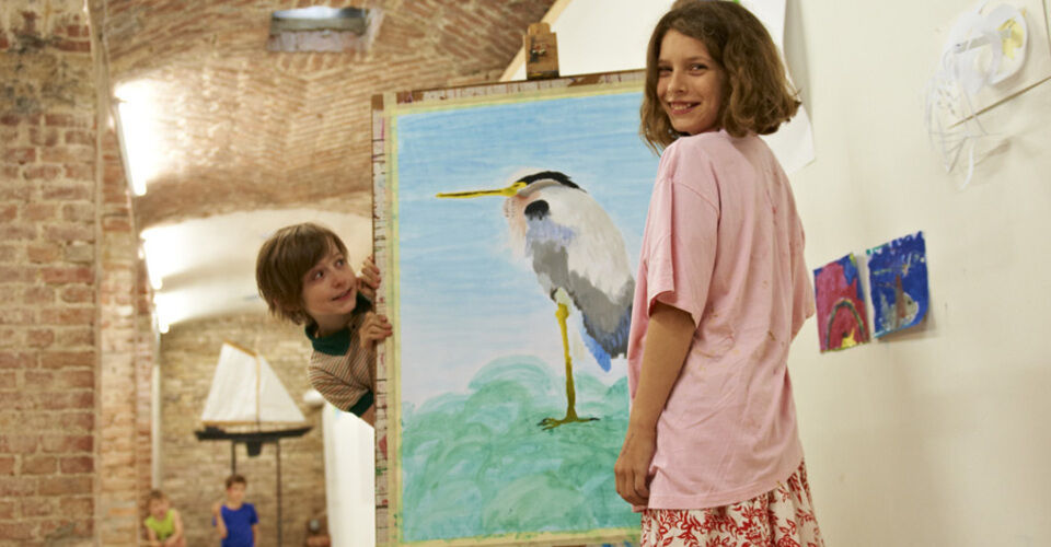 Kunstförderung für benachteiligte Kinder