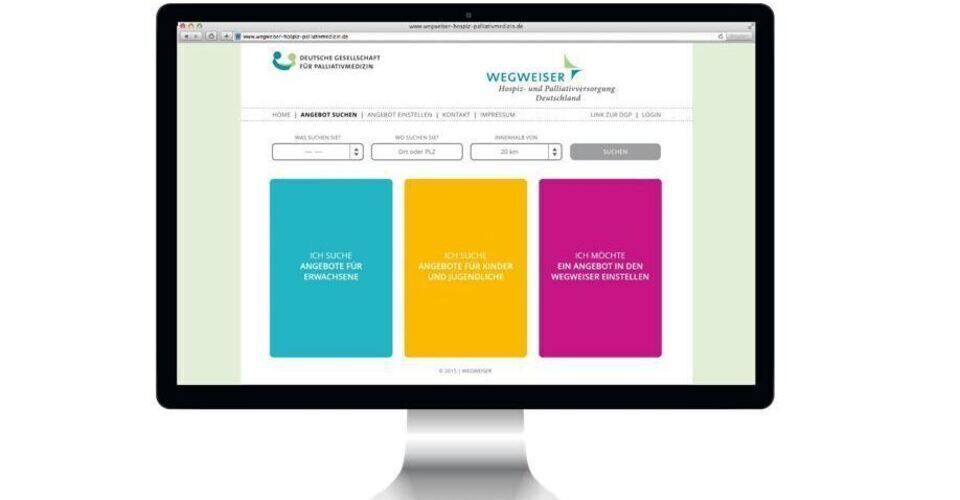 DGP-Projekt: WEGWEISER Hospiz- und Palliativversorgung Deutschland