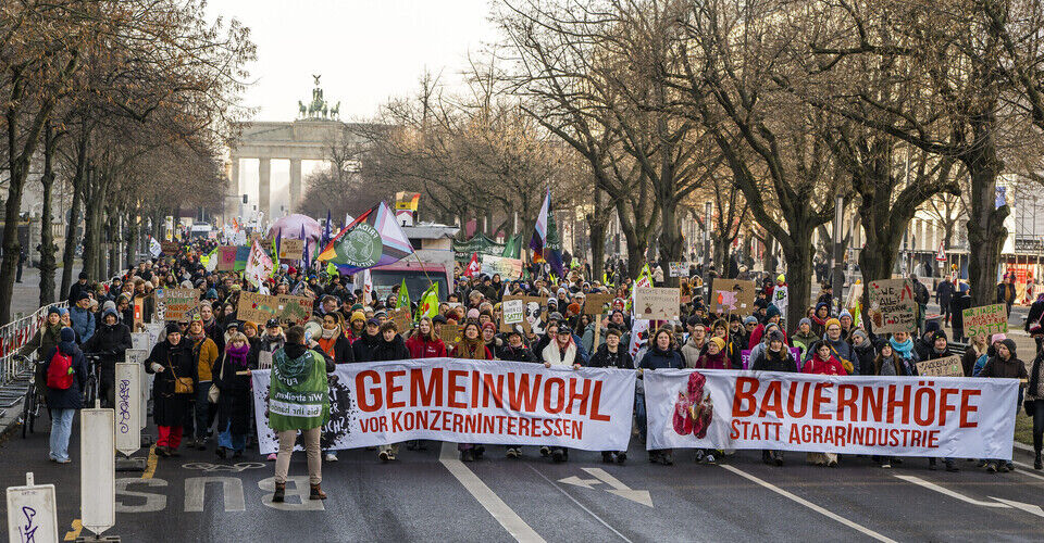 Unterstütze die "Wir haben es satt!"-Bewegung