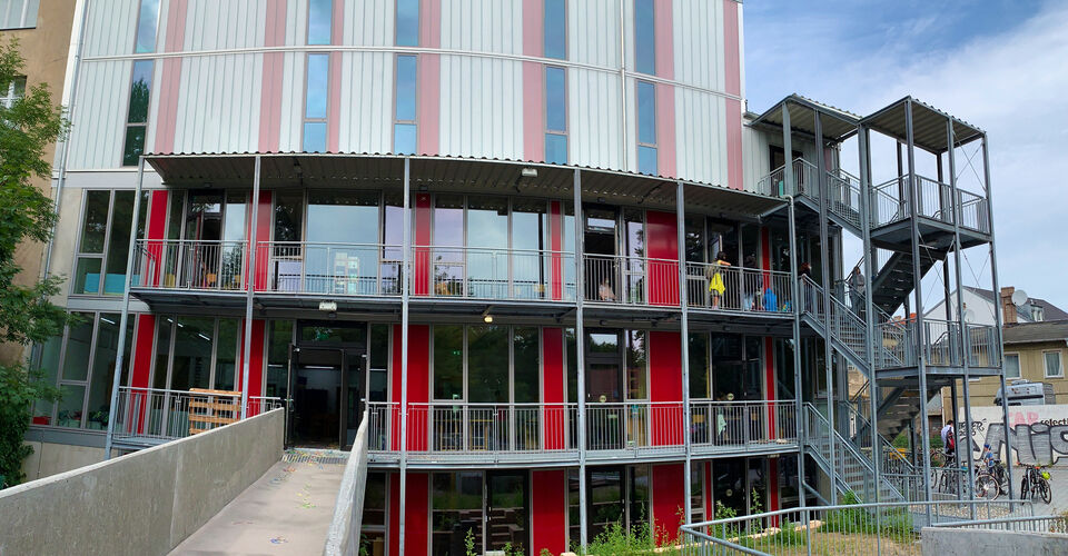 Support for the new school building of the Freie Schule Pankow in Berlin