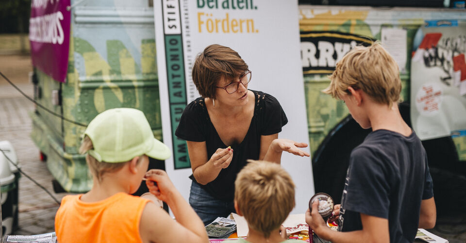 Projektförderung der Amadeu Antonio Stiftung