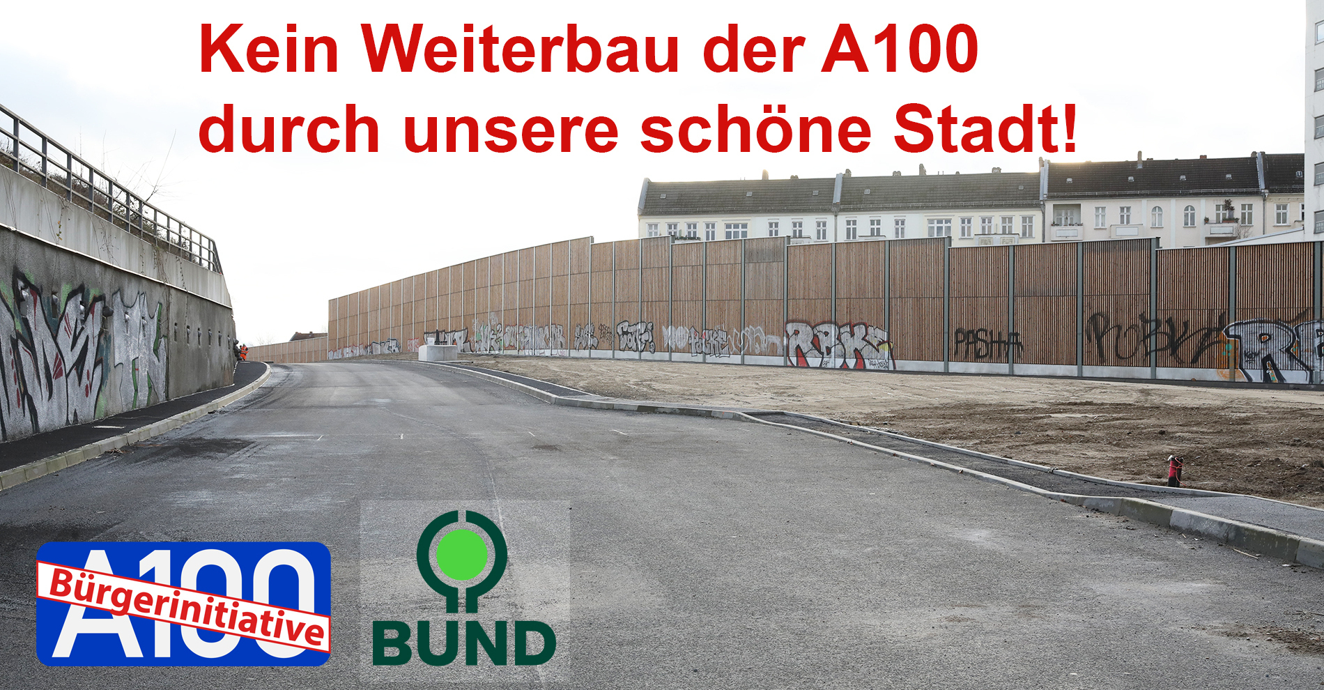 Für Mensch und Klima – Verkehrswende jetzt! Kein Weiterbau der A100!