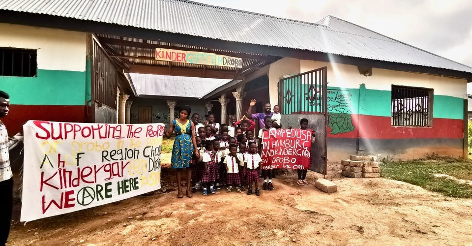 Freie Bildung für eine selbstbestimmte Zukunft im Kindergarten Drobo, Ghana