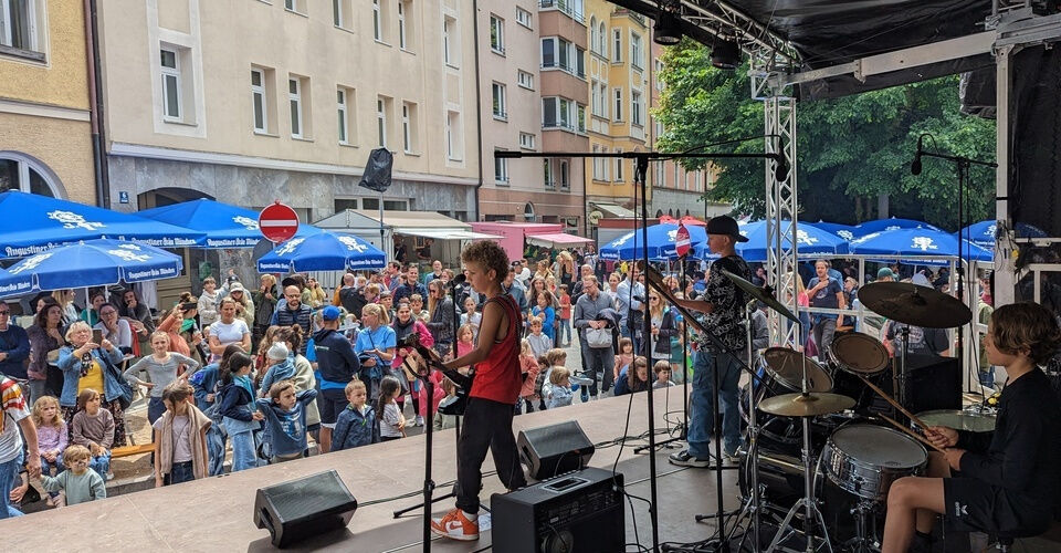 Bacherlfest - the children's and youth street festival in the Glockenbachviertel