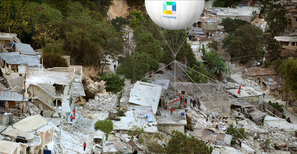 Equipment für den humanilog Rettungsballon