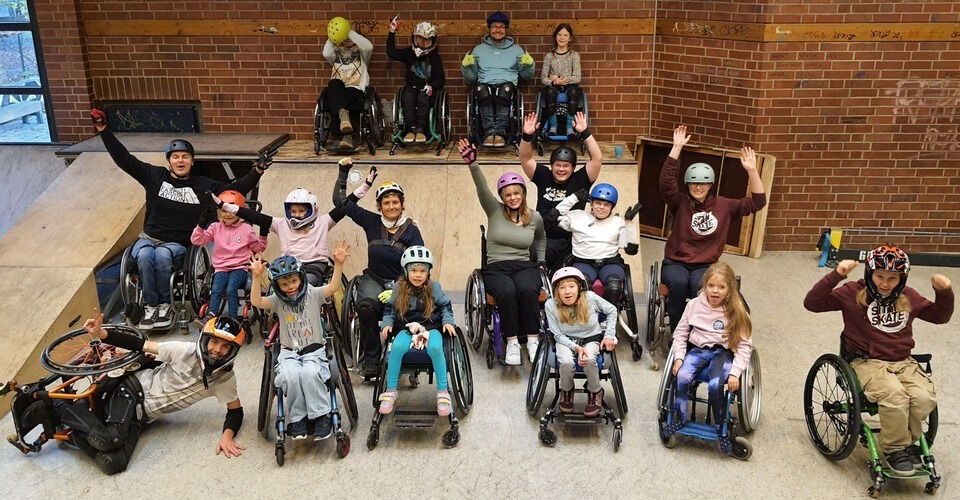 SIT'N'SKATE - Rollstuhl Skate Treffen für Kinder und Jugendliche