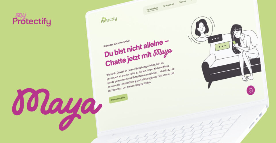 #ProtectWithUs – Hilfe-Chat Maya für Betroffene von häuslicher Gewalt