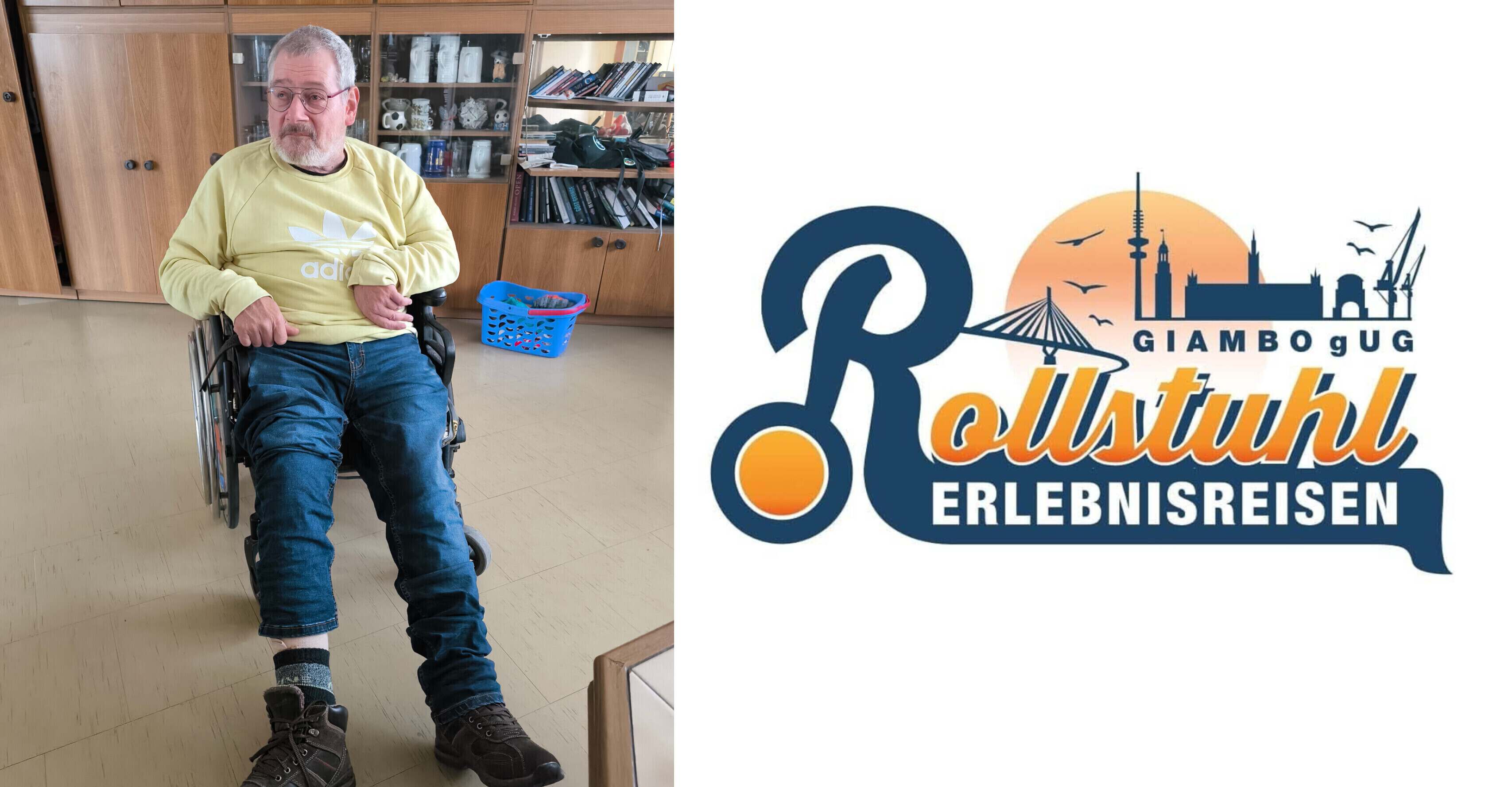 Rollstuhl-Erlebnisreise für Kai zum FC St Pauli ans Millerntor 🤍🤎🤍💙