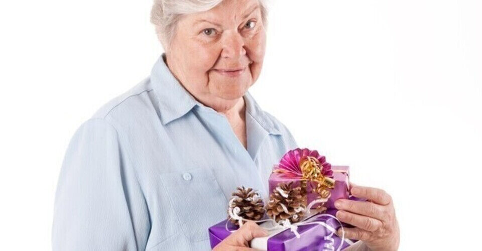 Christmas gifts for needy senior citizens