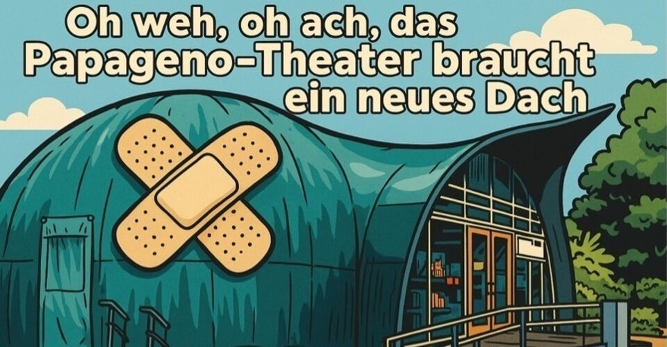 New roof for the Papageno Musiktheater - so that culture can live on