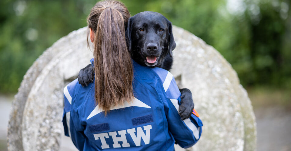 Sichere Unterbringung für unsere Rettungshunde im Einsatztraining