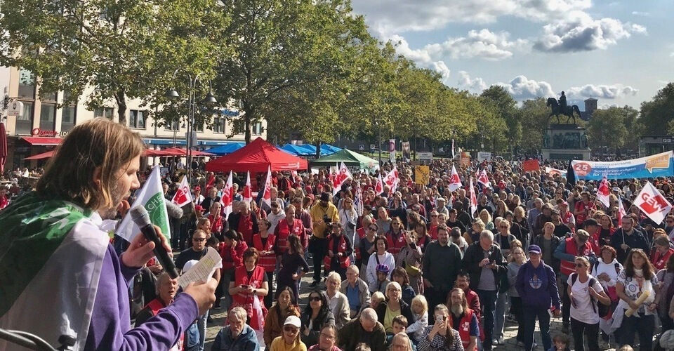 Education Protest NRW: Stage and Supporting Program in Köln