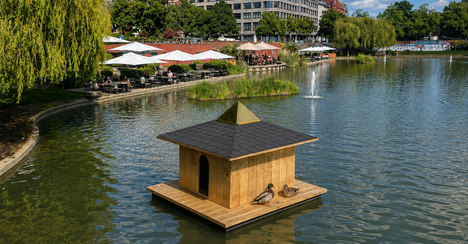 New Swan House at the Engelbecken
