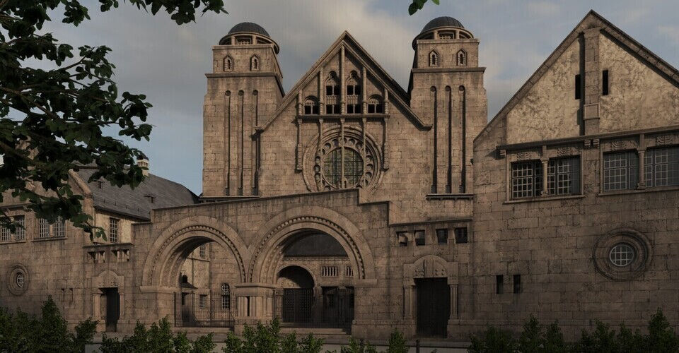 Telescope into the Past - Visualization of the Friedberger Anlage Synagogue