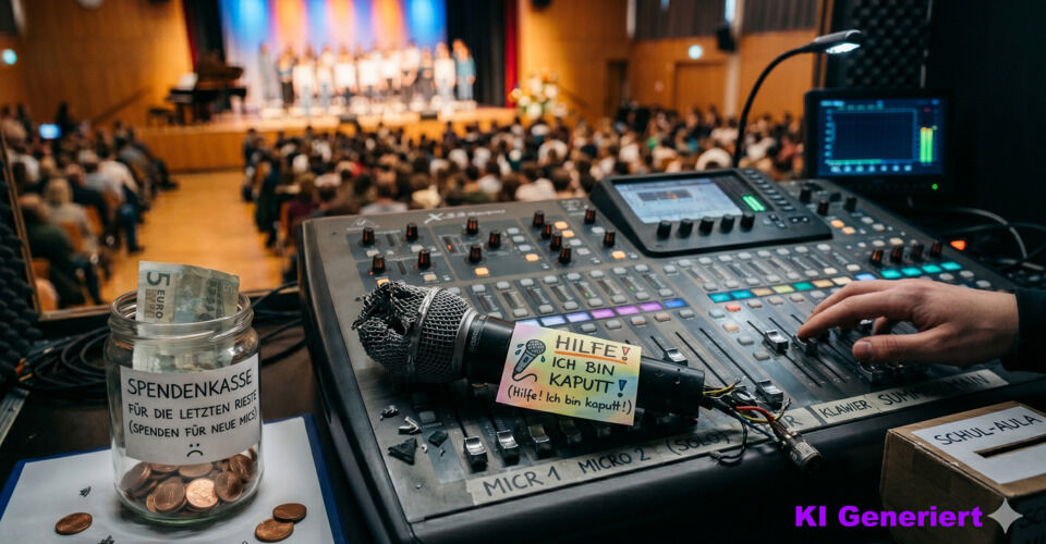 Clear sound for our assembly hall - new sound technology for the school