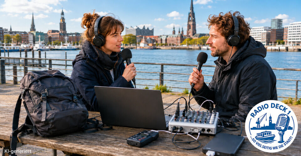 Radio Deck 1 goes mobile – an outside studio for Hamburg